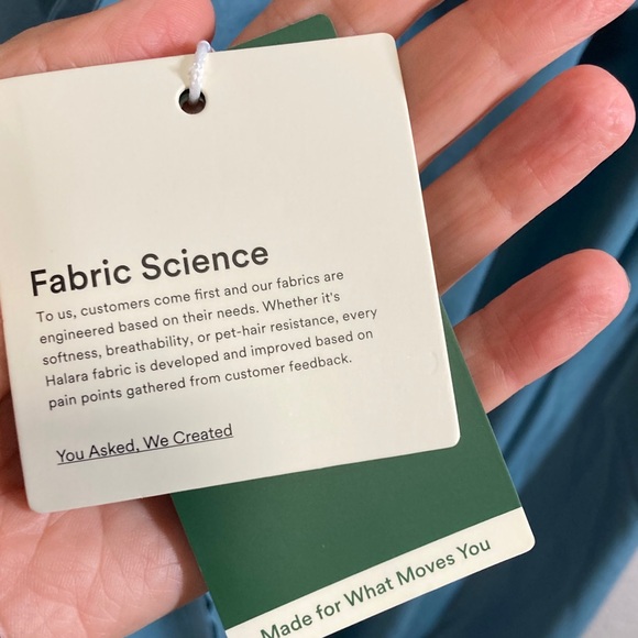 NWT HALARA Breezeful V neck Short Sleeve Pockets Tie Back Travel Midi Dress Sz M - Picture 10 of 11